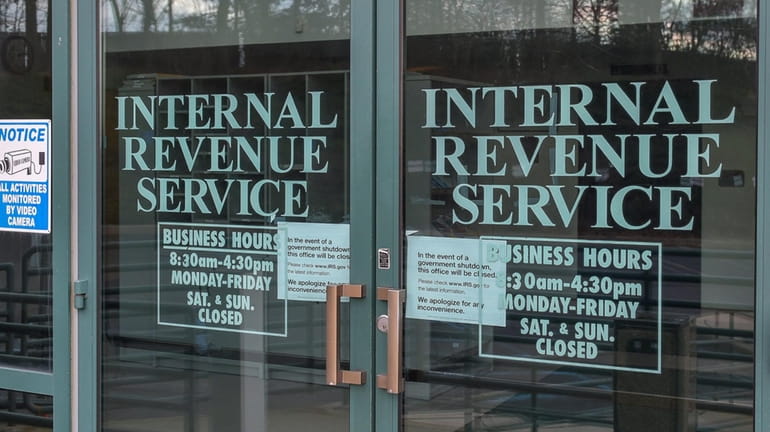 The IRS office in Hauppauge is closed due to the partial...