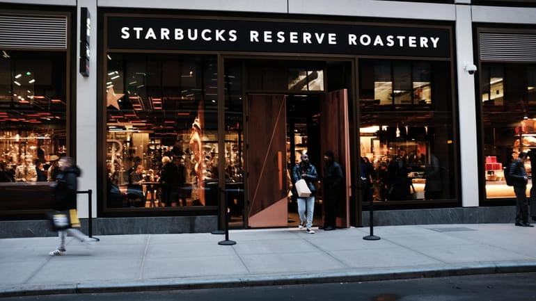 Workers at Starbucks Reserve Roastery in Manhattan voted to unionize.