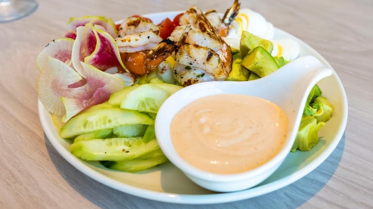 NM Cafe’s Seafood Louie salad.