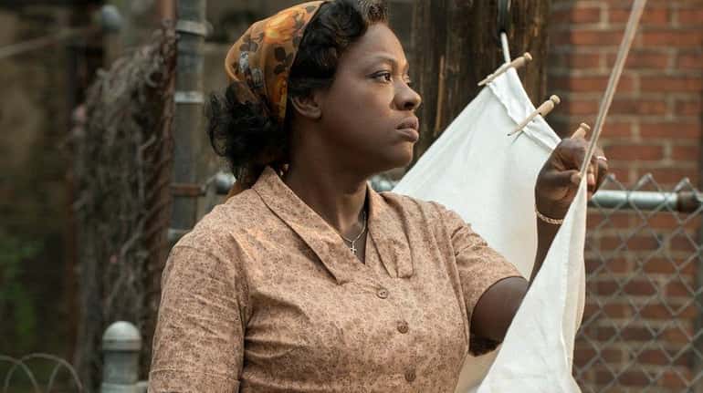 Viola Davis, nominated for the best supporting actress Oscar for...