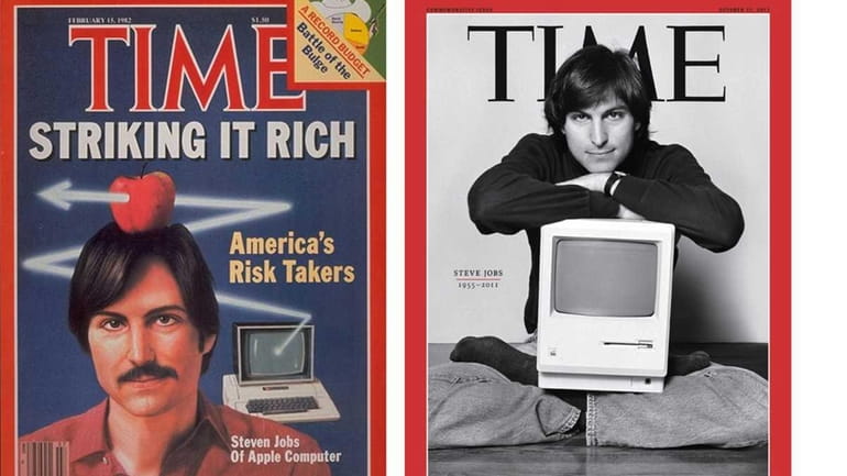Steve Jobs was on the cover of Time magazine seven...
