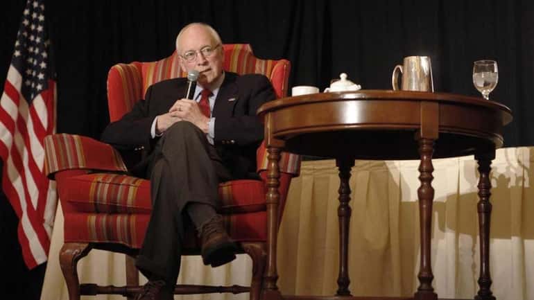 Former Vice President Dick Cheney speaks at the Wyoming Republican...