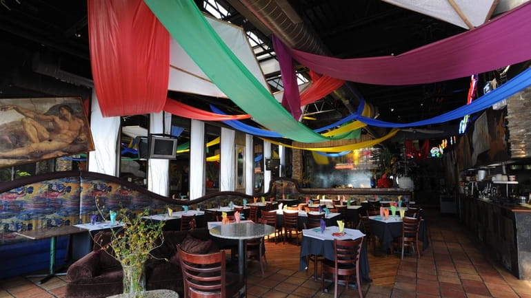 The colorful interior of Viva Loco.