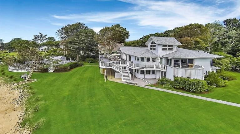 Listed for $1,400,000, this four-bedroom, three-bathroom, 5,000-square-foot house in Bayport...