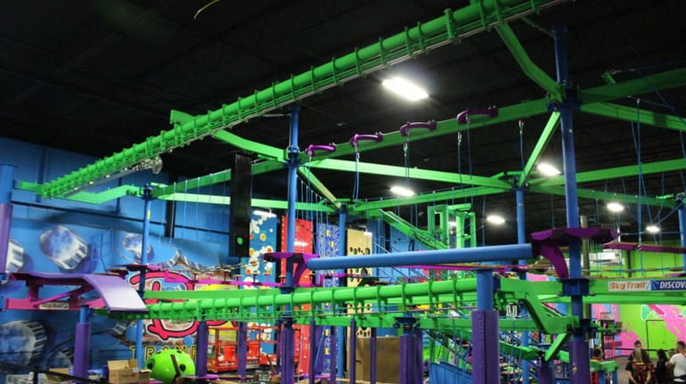The Adventure Zone at Bounce! Trampoline Sports in Syosset opens eight...