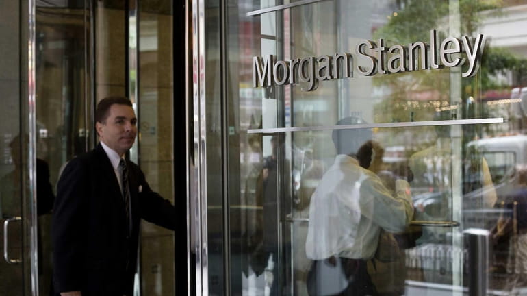 Morgan Stanley, which posted a sharp drop in second-quarter revenue,...