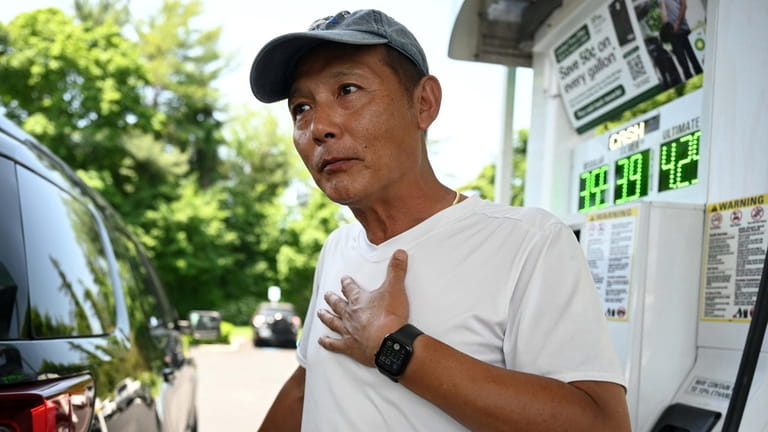 David Kang, 59, of Syosset, talks about the traffic woes...