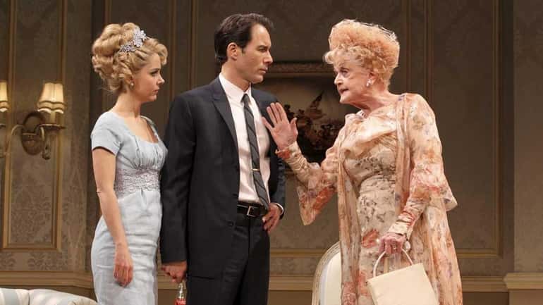Kerry Butler, Eric McCormack and Angela Lansbury in a scene...