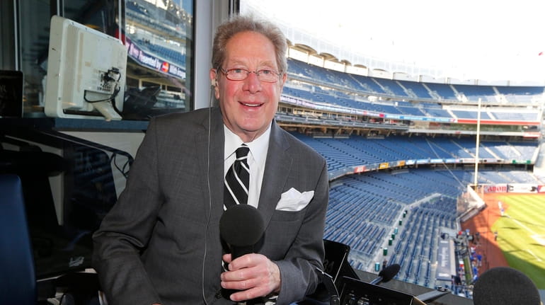 Yankees broadcaster John Sterling is home waiting for sports to...