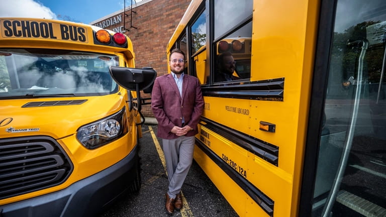 Corey Muirhead, past president of the New York School Bus...