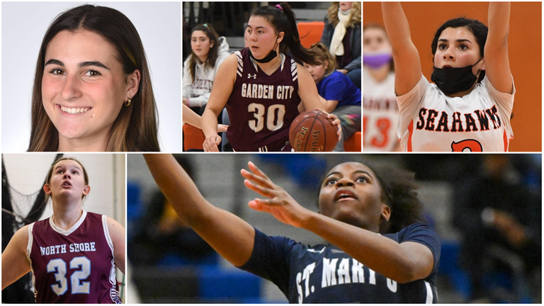 Clockwise, from top left: Amanda Paci of St. Anthony's, Ellie...