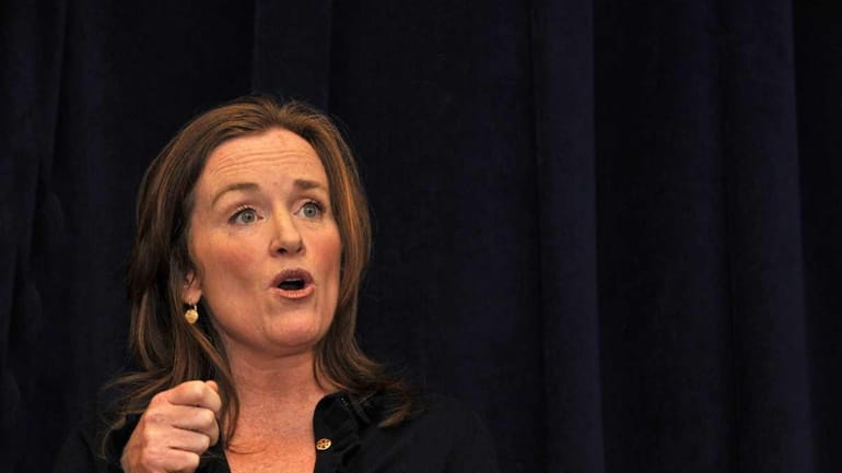In this file photo, Nassau County District Attorney Kathleen Rice...