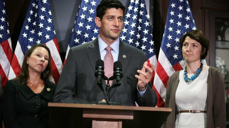 U.S. House Budget Committee Chairman Rep. Paul Ryan (R-WI) speaks...