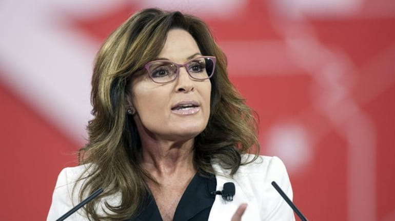 Former Alaska Gov. Sarah Palin speaks during the Conservative Political...