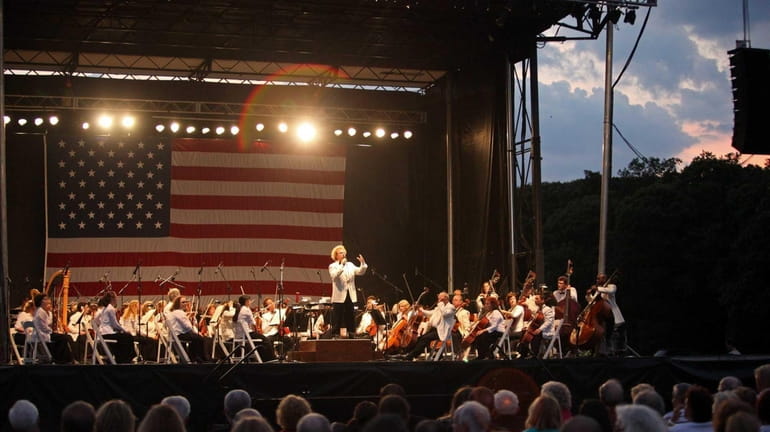 The Long Island Philharmonic played their annual summer concert at...