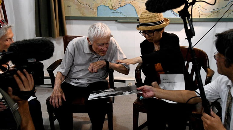 World War II veteran Robert Strugats, 95, of Shelter Island,...