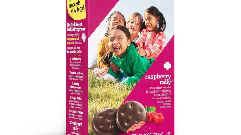 The new Raspberry Rally Girl Scout cookies have sold out.