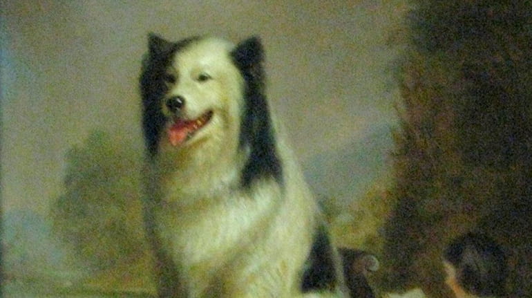 William Sidney Mount's "Esquimaux Dog" is one of the works...