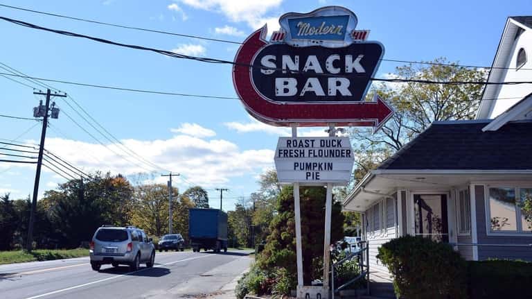 Since 1950, the Modern Snack Bar has been in Aquebogue...