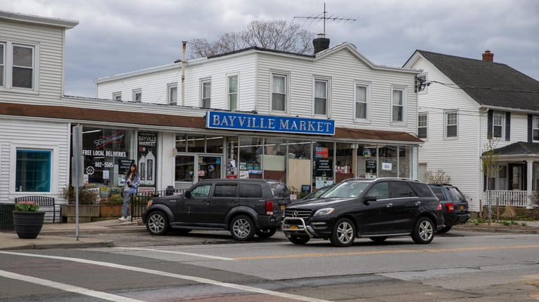 Bayville market is one of several small shops on Bayville...