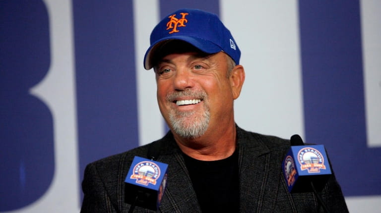 Billy Joel at a news conference on Feb. 7, 2008, announcing...