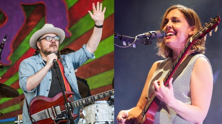 Jeff Tweedy of Wilco and Corin Tucker of Sleater-Kinney in a...