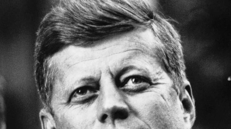Senator John F. Kennedy in Seattle on the first day...