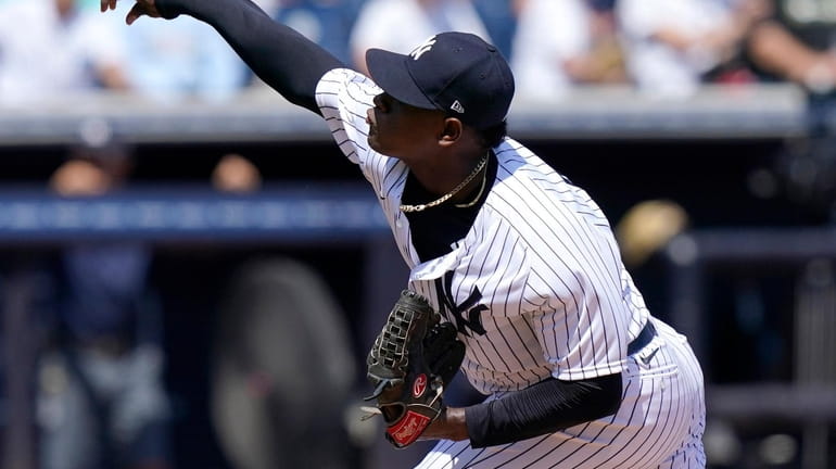 Yankees righthander Luis Severino, shown pitching against the Tigers on...