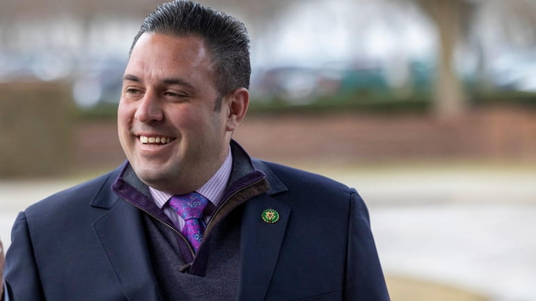 Rep. Anthony D'Esposito (R-Island Park) raised $675,000 in contributions in...