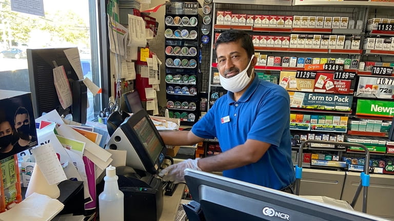 Aminul Siddique, a cashier at Speedway in Plainview, said they...
