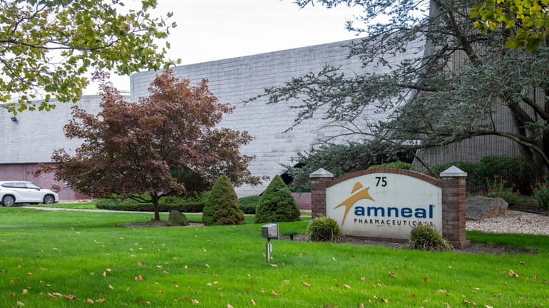 The Amneal Pharmaceuticals Inc., facility in Hauppauge. It is closing...