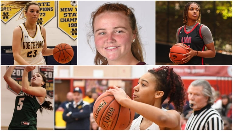 Clockwise, from top left: Claire Fitzpatrick of St. Mary's, Kyle...