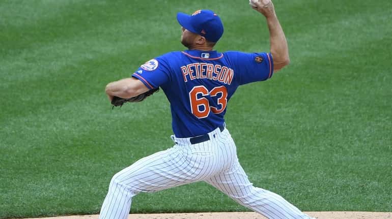 Tim Peterson, shown here pitching for the Mets on July...