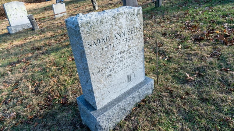 Sarah Ann Sells, who died in 1964 and was buried...