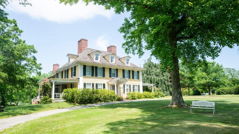 Officials say the historic Sylvester Manor mansion on Shelter Island,...