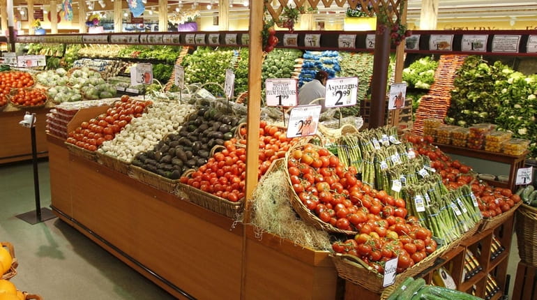 Fresh produce at Uncle Giuseppe's Marketplace in Smithtown.
