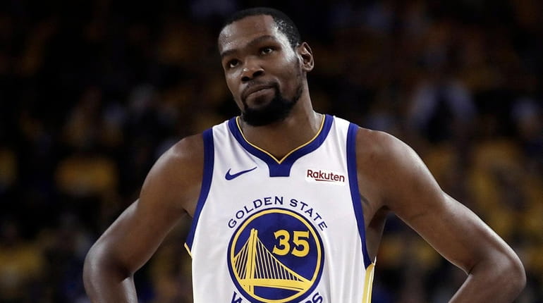 Golden State Warriors' Kevin Durant in the first half of...