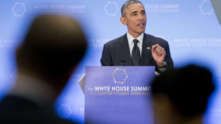 President Barack Obama speaks at the Countering Violent Extremism (CVE)...