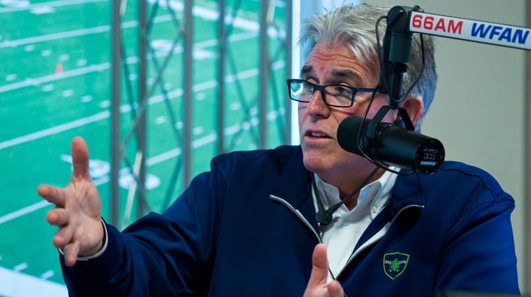 Mike Francesa during his show at the WFAN studios on May...