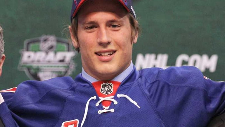 Fifteenth overall pick Jonathan Miller by the New York Rangers...