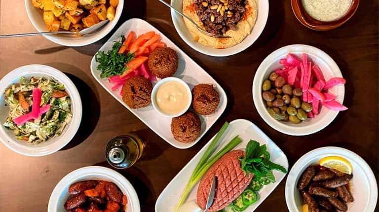 A selection of dishes at Beit Zaytoon in West Hempstead.