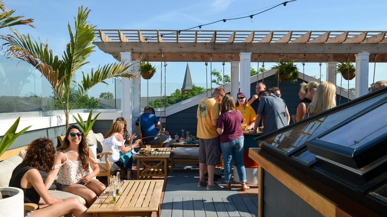 The rooftop bar at Rhum in Patchogue.