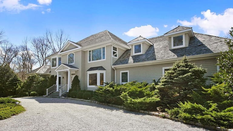 This East Hampton home was on the market in April...
