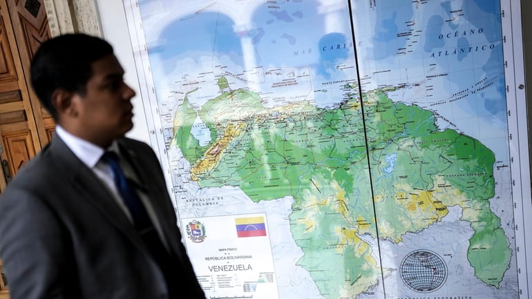 Venezuela's new map that includes the Essequibo territory as its...