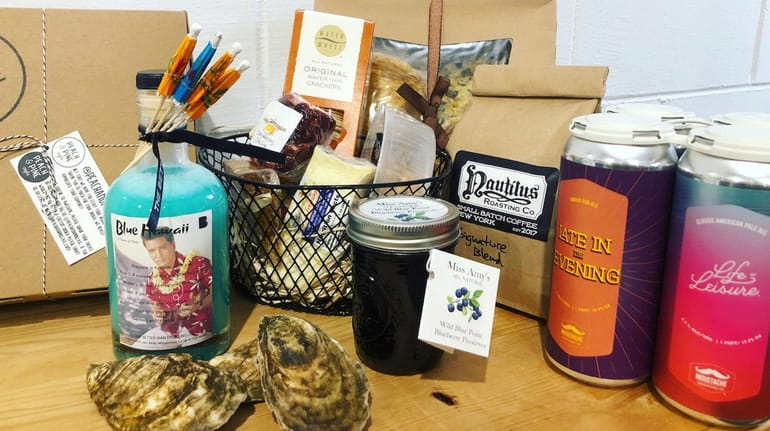 A package from Better Man Distilling Company's virtual market in Patchogue.