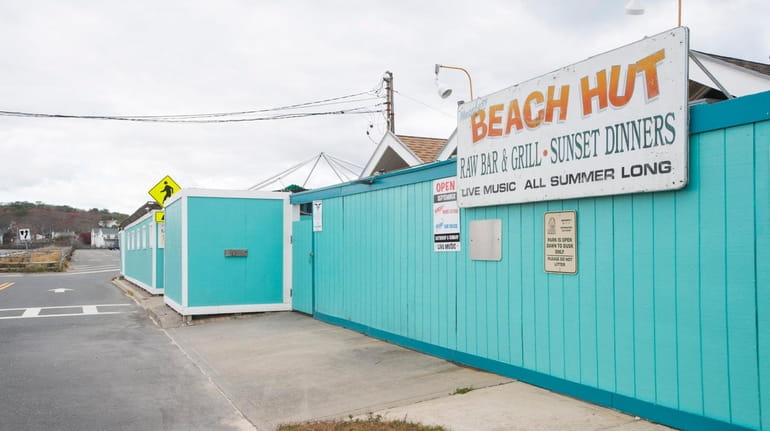 The Beach Hut concession at Meschutt Beach County Park in...