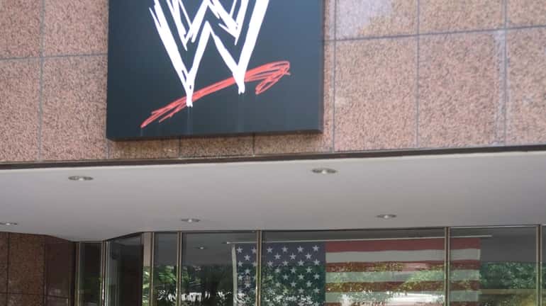 The exterior of the WWE offices in Stamford, Conn. (June...