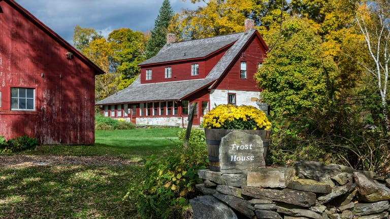 Poet Robert Frost Stone House Museum in Shaftsbury, Vermont.
