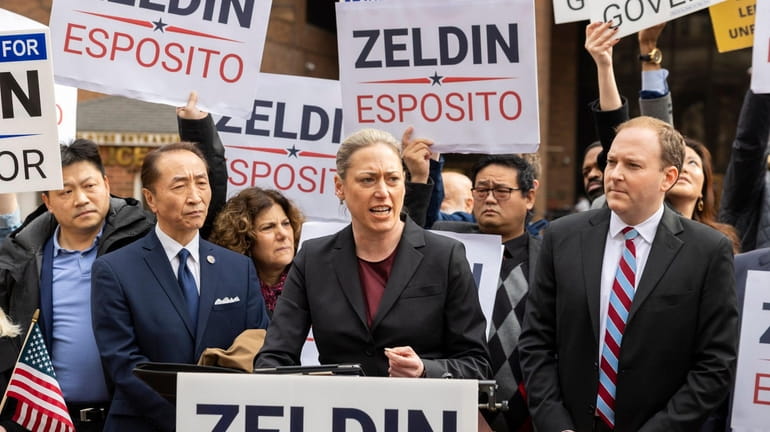 NYPD Deputy Inspector Alison Esposito was named by Republican gubernatorial candidate...