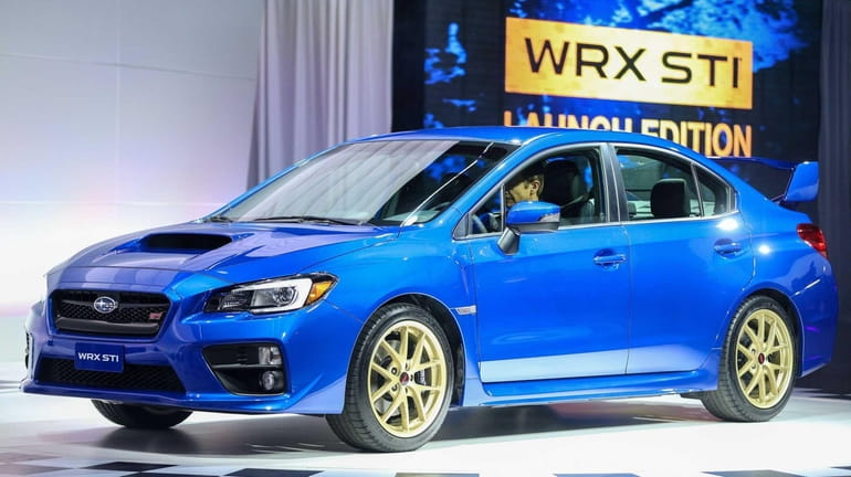 The Subaru WRX STI Launch Edition is introduced at the...